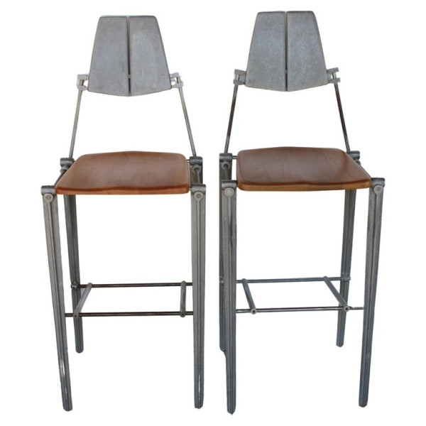 Pair of Robert Josten Barstools