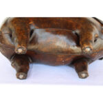 Leather Pig Ottoman