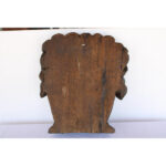 Hand Carved Folk Art Wood Basket