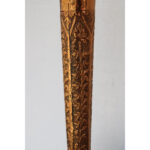 Pair Tall Indo Persian Copper Table Lamps