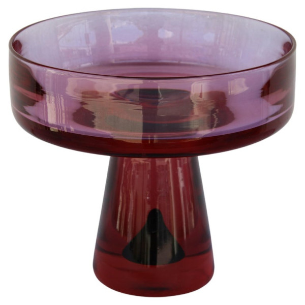 Trifle Glass Bowl (aubergine) Attributed to Timo Sarpaneva for Venini