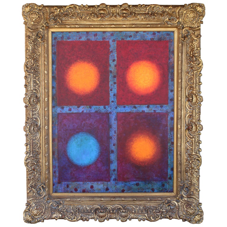 Acrylic Painting by Betty O’Hare, Meditation circa 2000