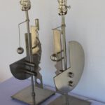Pair of Post Modern Lamps attrib. to George Kovacs