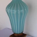 Murano Aqua Lamp by The MARBRO Lamp Company, Los Angeles, CA.