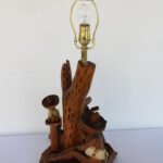 Saguaro Cactus Folk Art Lamp, Musicians