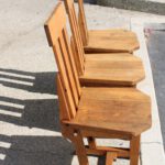 Three Arts and Crafts Adjustable Chairs