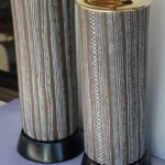 Pair of Lamps by Meister Zurich of Switzerland (sgraffito)