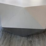 Custom Faceted Steel Coffee Table