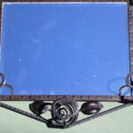 Art Deco Wrought Iron Hall Mirror