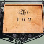 Art Deco Wrought Iron Hall Mirror