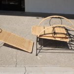 Adjustable Lounge Chair / Ottoman Attributed to Robert Lempereur