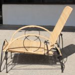 Adjustable Lounge Chair / Ottoman Attributed to Robert Lempereur