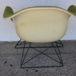 Pair of Ray & Charles Eames Fabric Fiberglass Shell Chairs