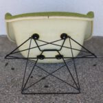 Pair of Ray & Charles Eames Fabric Fiberglass Shell Chairs