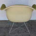 Pair of Ray & Charles Eames Fabric Fiberglass Shell Chairs