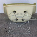 Pair of Ray & Charles Eames Fabric Fiberglass Shell Chairs