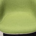 Pair of Ray & Charles Eames Fabric Fiberglass Shell Chairs