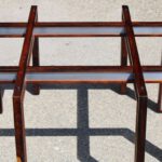 Henning Korch for C.H. Christensen Rosewood and Aluminum Coffee Table