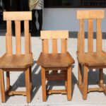 Three Arts and Crafts Adjustable Chairs