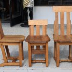 Three Arts and Crafts Adjustable Chairs