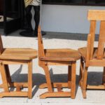 Three Arts and Crafts Adjustable Chairs