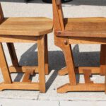 Three Arts and Crafts Adjustable Chairs