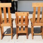 Three Arts and Crafts Adjustable Chairs