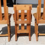 Three Arts and Crafts Adjustable Chairs