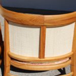 Pair of Walnut Slipper Chairs by John Lubberts Lambert Mulder for Tomlinson