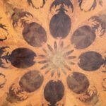 Marquetry Table Top with Kaleidoscopic Pattern, Made in Italy