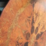 Marquetry Table Top with Kaleidoscopic Pattern, Made in Italy
