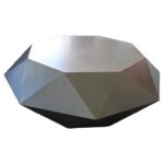 Custom Faceted Steel Coffee Table