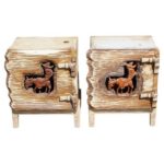 Pair of Dr. Harley Niblack (1894-1966) Side Tables