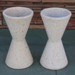 Pair of Stone Composite AP Style Planters