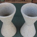 Pair of Stone Composite AP Style Planters