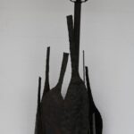 Steel Bottle Lamp Attributed to Fantoni