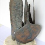 Steel Bottle Lamp Attributed to Fantoni