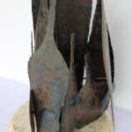 Steel Bottle Lamp Attributed to Fantoni