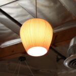 Murano Orange Glass Pendant