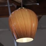 Murano Purple Art Glass Pendant