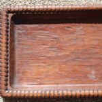 WPA Hand Carved Wood Tray