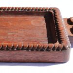 WPA Hand Carved Wood Tray