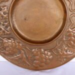 Arts and Crafts Copper Grape Tray