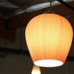 Murano Orange Glass Pendant