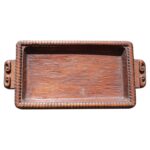 WPA Hand Carved Wood Tray
