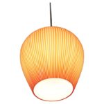 Murano Orange Glass Pendant