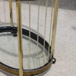 Mastercraft Etched Brass Bar Cart by Bernhard Rohne