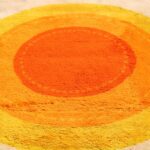 Scandinavian Modern Rya Rug, Circa 1960s