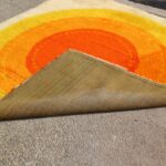 Scandinavian Modern Rya Rug, Circa 1960s