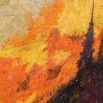 Oil Painting on Board by Ron Stokes titled Cathedrals in Foggy Florence